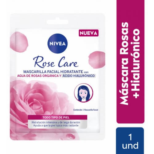 Mascarilla Facial de Papel Rose Care