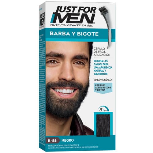 Tintura Para Barba y Bigote Negro