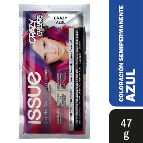 Tintura Crazy Color Azul 47grs