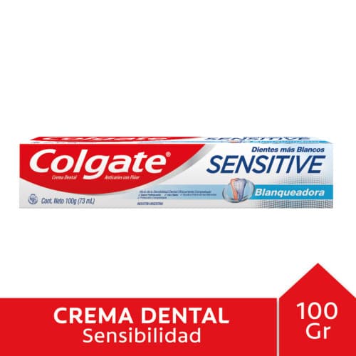 Crema Dental Sensitive Blanqueadora 100grs