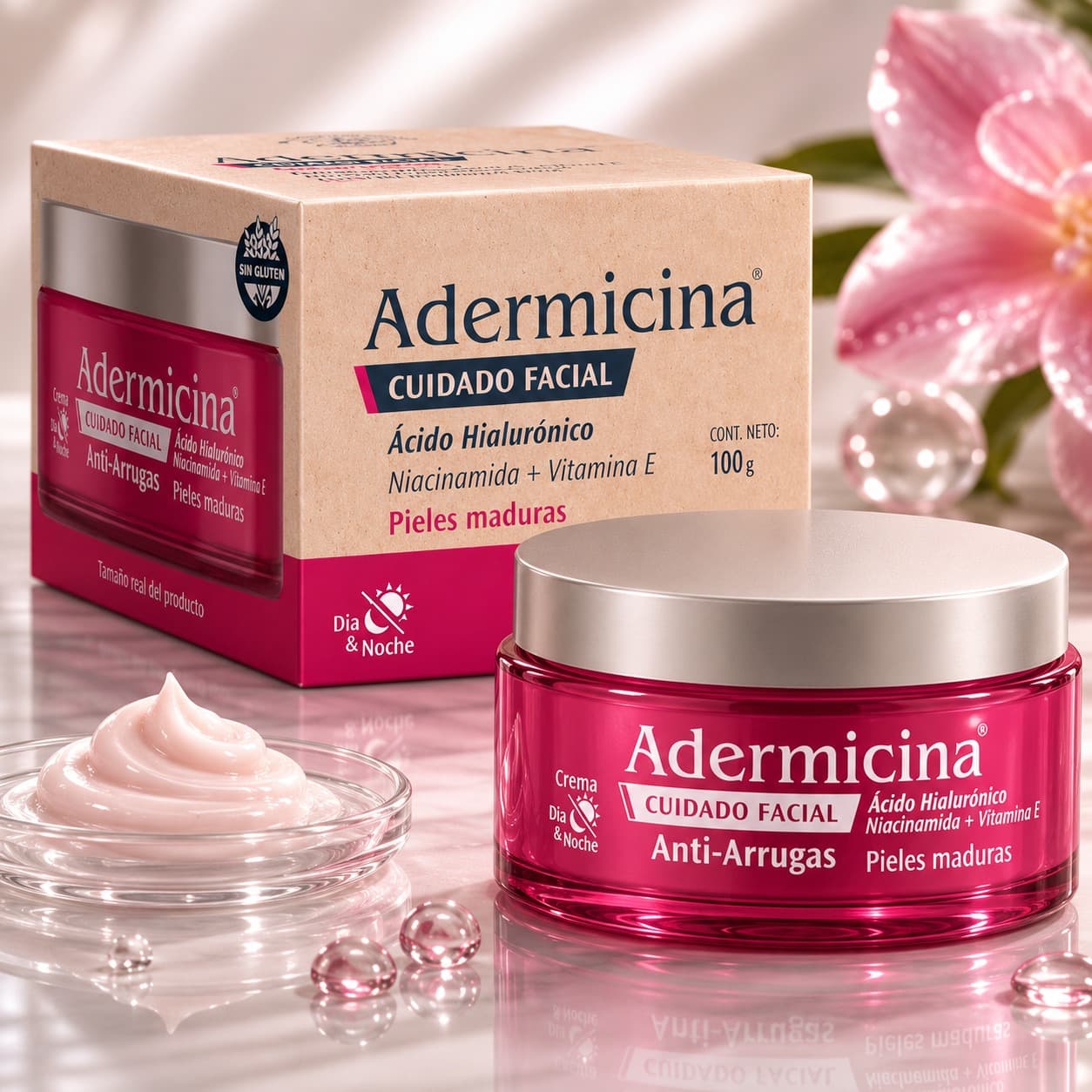Crema Facial Anti Arruga 100g