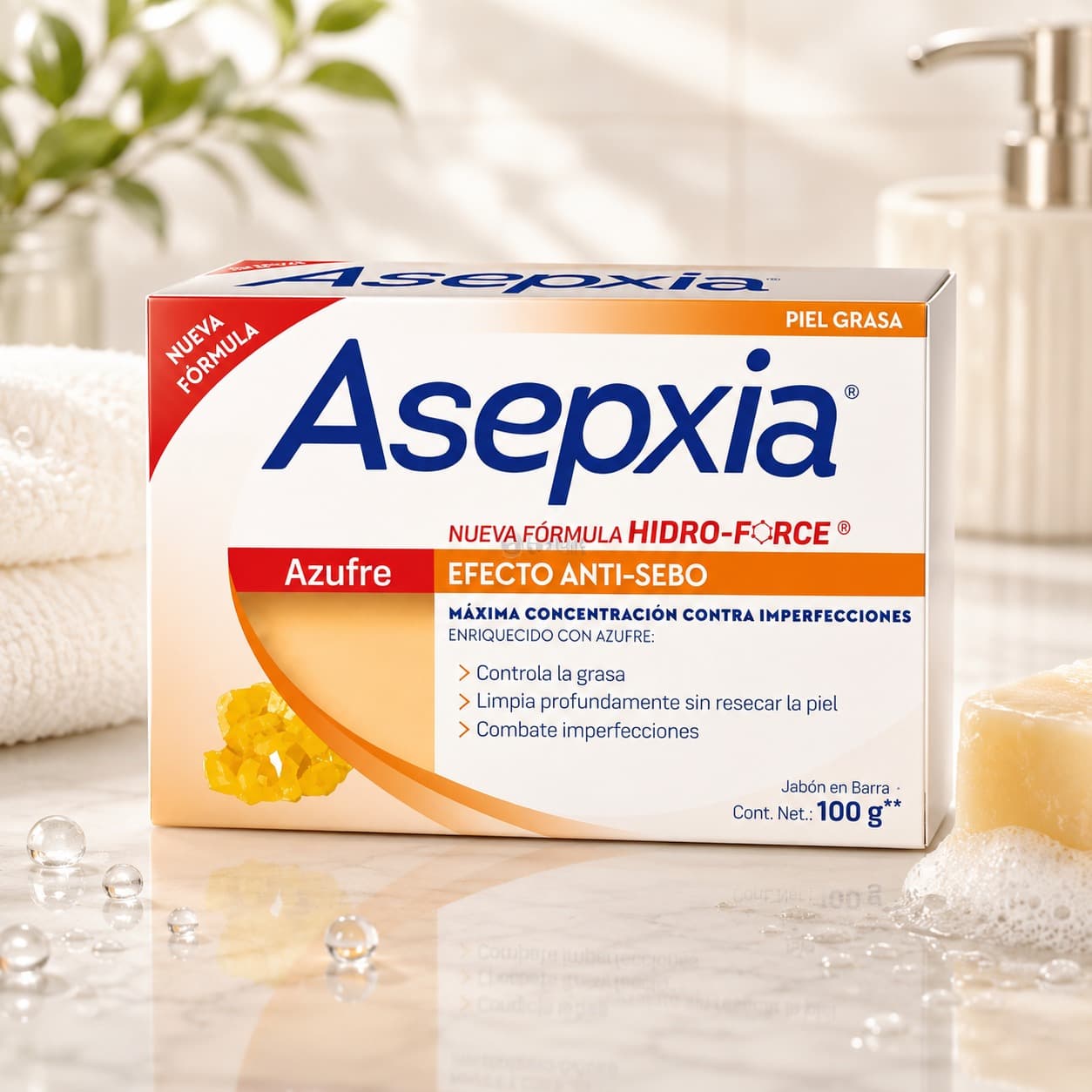 Jabon Efecto Anti Sebo Azufre